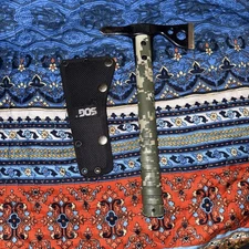 SOG FastHawk Survival Tomahawk Camo Handle with Sheath
