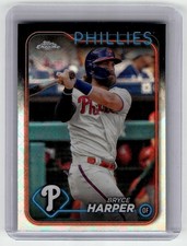 2024 Topps Chrome Logofractor Edition #62 Bryce Harper Philadelphia Phillies