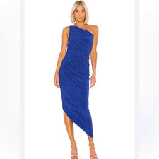 NWT NORMA KAMALI Diana Dress in Berry Blue Revolve Large