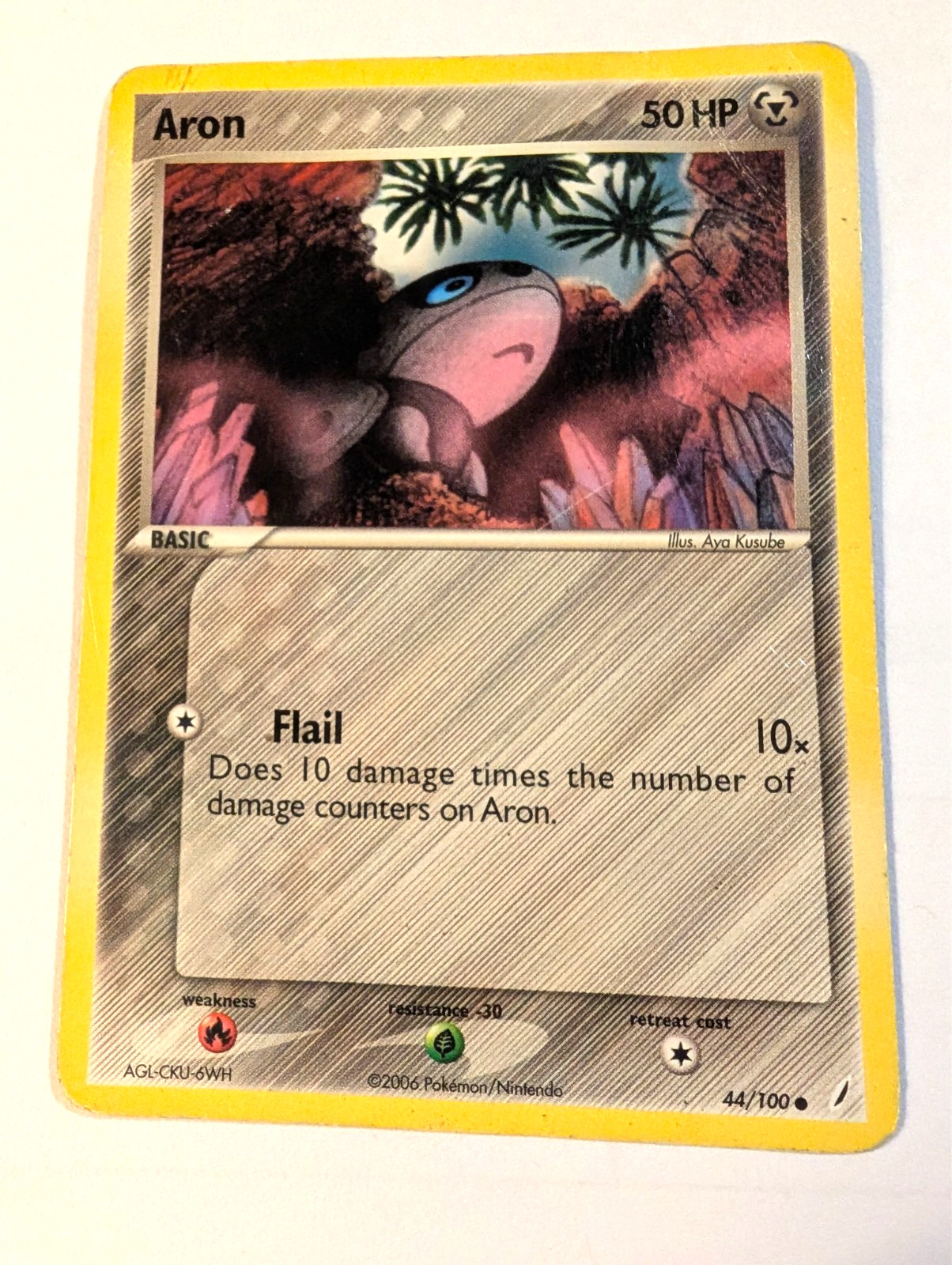 Pokémon Card - Aron 44/100 Pokemon