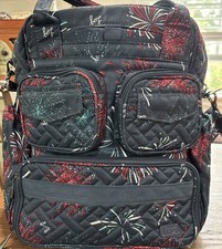 Bolso Lug Mini Puddle Jumper Azul Marino Fuegos Artificiales Hombro Doble Asa Muy Bonito