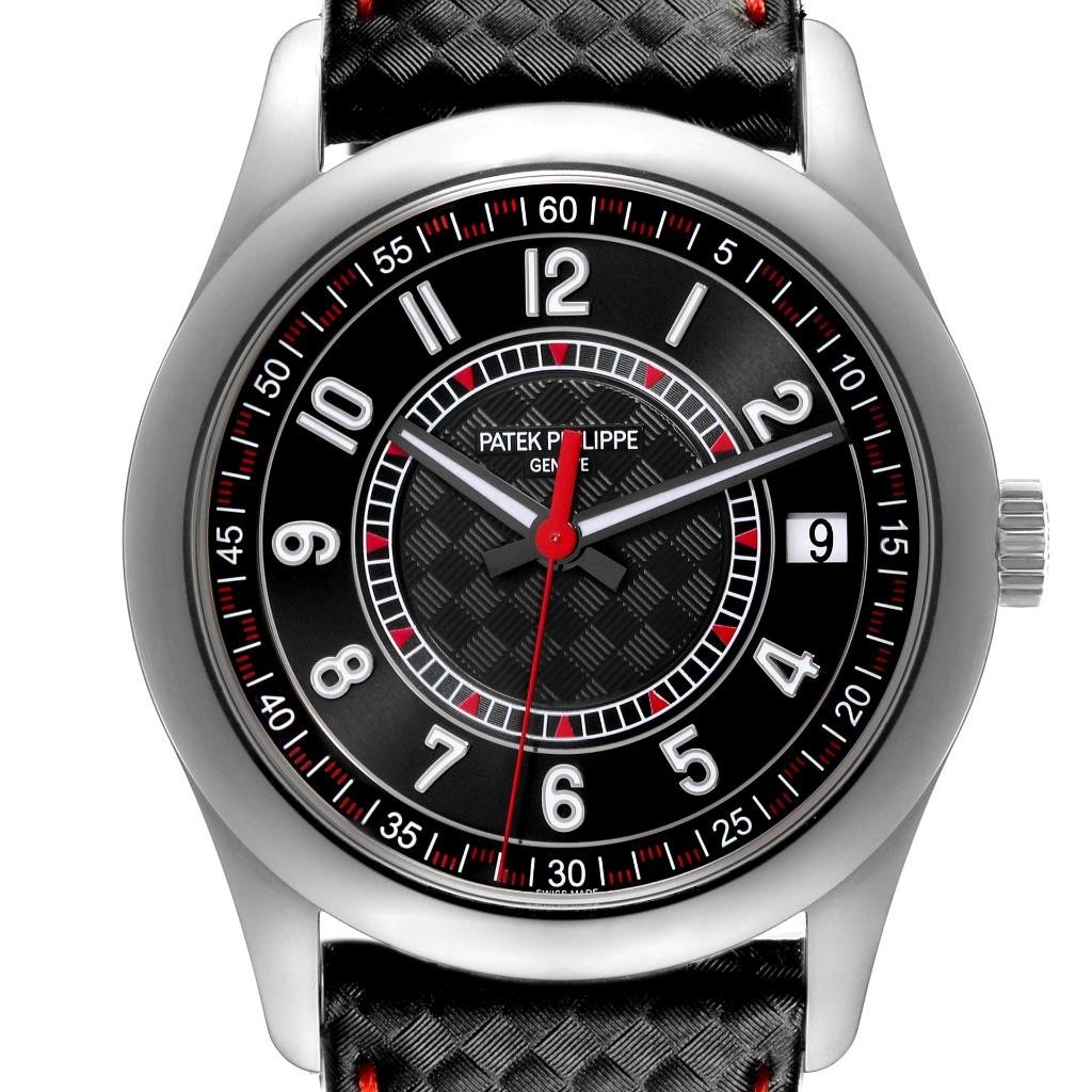 Patek Philippe Calatrava 6007G White Gold Black Dial Men's Watch