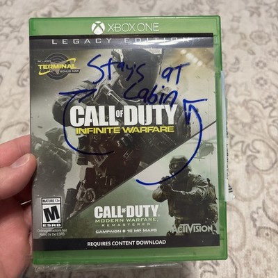 Call of Duty Advanced Warfare Infinite Warfare Microsoft Xbox   Writing On Box