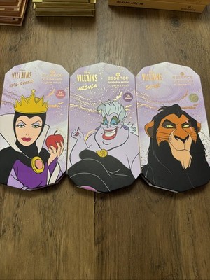 essence Disney VILLAINS URSULA EVIL QUEEN SCAR  Eyeshadow Paletten Set Neu