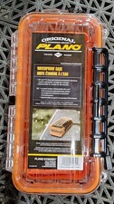Plano Waterproof Polycarbonate Storage Box - 3500 Size - Orange/Clear - 145000