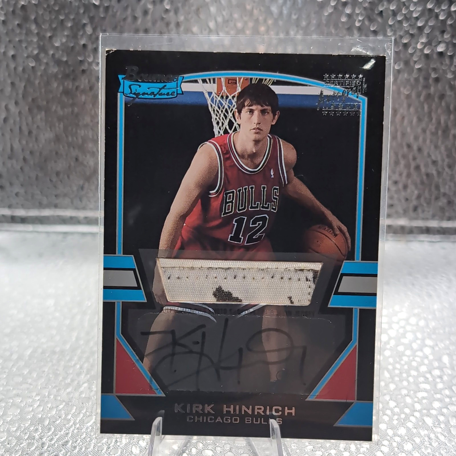 Topps 2003-04 Signature Kirk Hinrich Bulls Auto Patch #80 Serial #/1250