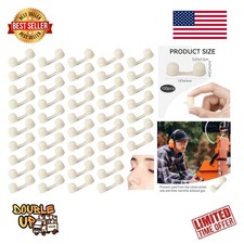 Filtros Esponja Para Nariz Desechables Para Bronceado Y Polvo Blanco Pack De 100