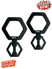 Pck of 2-Magnetic Phone Grip Stand Compatible with 360 Rotation MagSafe Devices