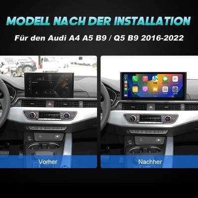 Android auto 12.3'' linux CarPlay Für Audi A4 A5 B9 Wireless Autoradio GPS 16-23