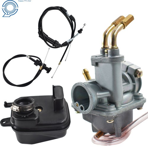 For Yamaha Y ZINGER PW 50 PW50 Carburetor Air Filter & Throttle Choke Cable US - Picture 1 of 8