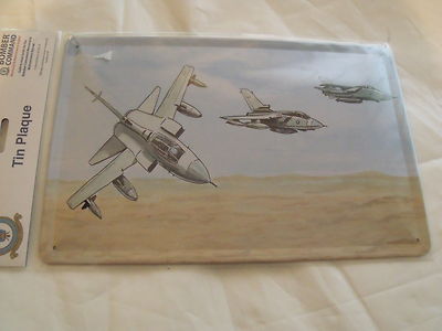 RAF Bomber Command - Jets BLECH WANDPLAKETTE - Royal Air Force