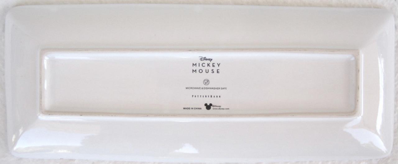 Pottery Barn Disney Mickey Mouse Christmas Cookie Stoneware Tray 12.5 in by 5 in eBay
