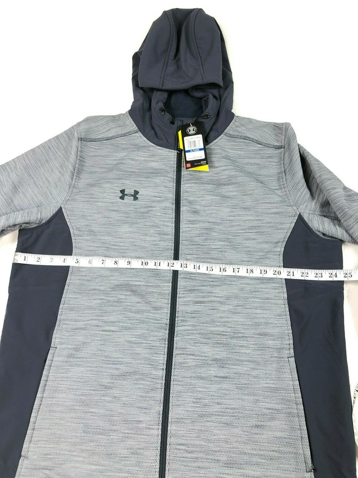 Chaqueta Under Armour Swacket Stealth Gris 1298426-025 Para Hombre Suelta Talla XL Foto 4 de 4