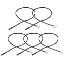 5 Pcs 20K NTC Thermistor Probe 15.7 Inch Temperature Sensor for Air Conditioner