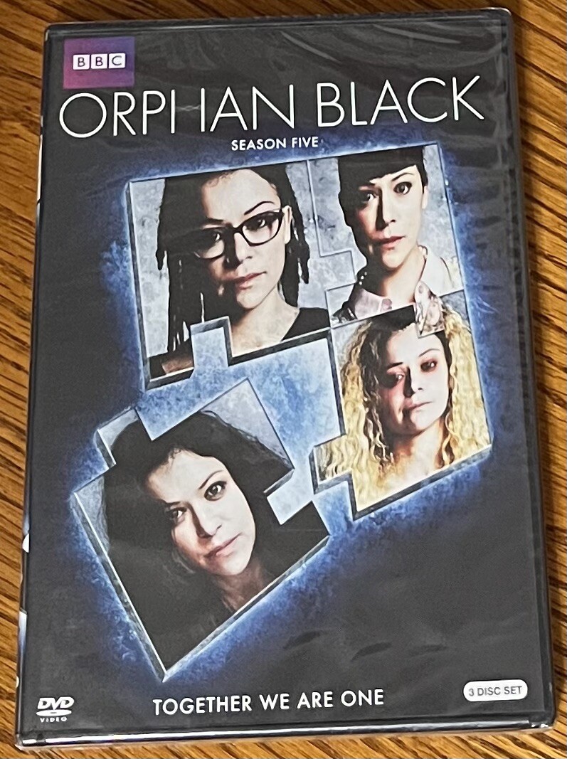 ORPHAN BLACK SEASON FIVE BRAND NEW SEALED ORIGINAL 2017 DVD