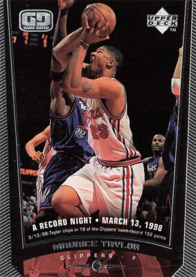 1998 Upper Deck #73 Maurice Taylor Los Angeles Clippers