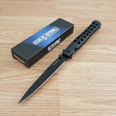 Cold Steel Ti-Lite Liner Folding Knife 6'' AUS-8A Steel Blade Black ZY-EX Handle