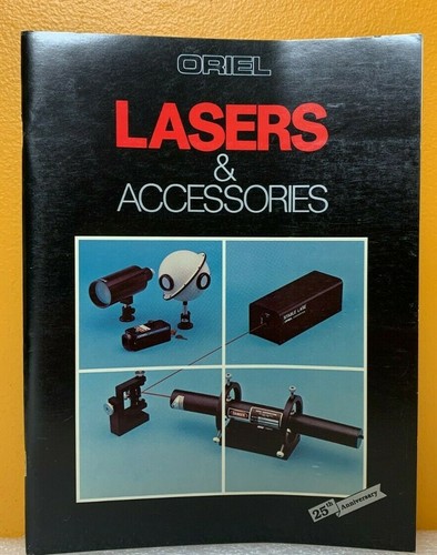 Oriel Corporation 1988 Lasers & Accessories Catalog.