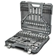 NEW INGERSOLL-RAND 752022 SAE/Metric 205 Piece Master Mechanics Tool Set ~ Fr.Sh