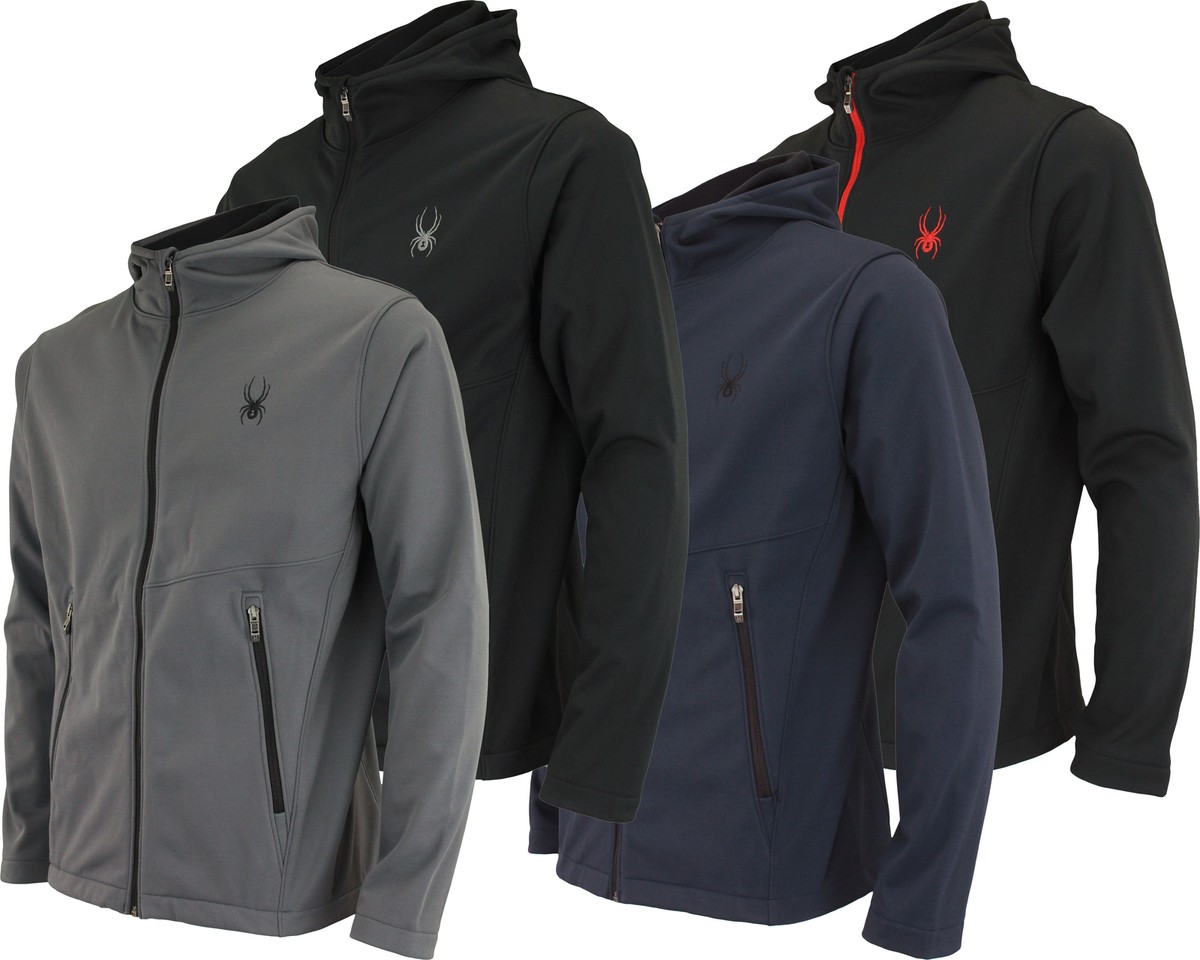 Spyder Men's Transform Hooded Soft Shell Jacket, Color