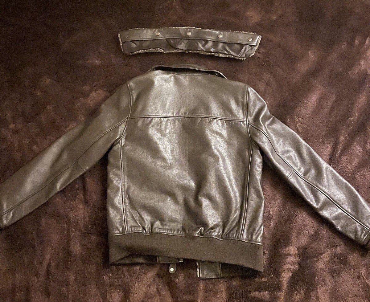 Schott NYC Leather Jacket Cowhide Size:S 003460 ID 6875 | eBay
