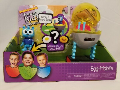 REDUCED!! Pocket Watch Hobby Kids Adventures Egg Mobile Figure Set