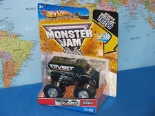 HOT WHEELS MONSTER JAM COVERT CRASHER #24/80 TATTOO ADVANCE AUTO PARTS BRAND NEW