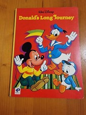 Walt Disney. Donald's Long Journey. Childrens Picture Story Book. 1984
