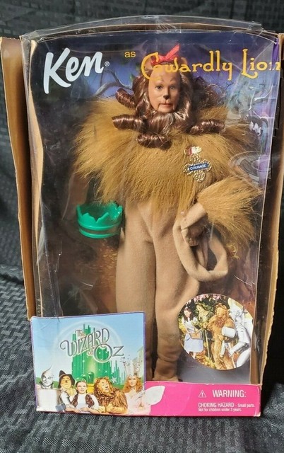 ken as cowardly lion barbie