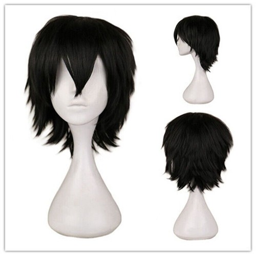 Cosplay Male Female Anime Full Wigs New Wig Straight Short Hair Colorful Party - Picture 5 of 31