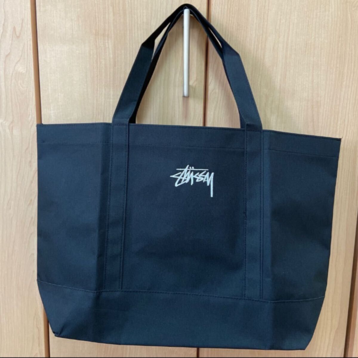 STUSSY Large-capacity tote bag with embroidery Novelty 33.5 STUSSY Large-capacity tote bag with embroidery Novelty 33.5