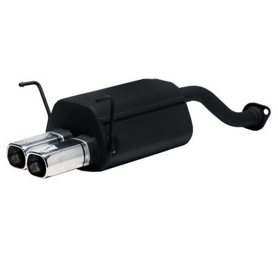 muffler for Honda Civic VII HB 1.4i 66kW 2002-2006 Double Tips 80x65mm