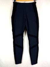 Athleta Women's Black Navy Zip Pockets Highline Hybrid Summiter Tights Size 0