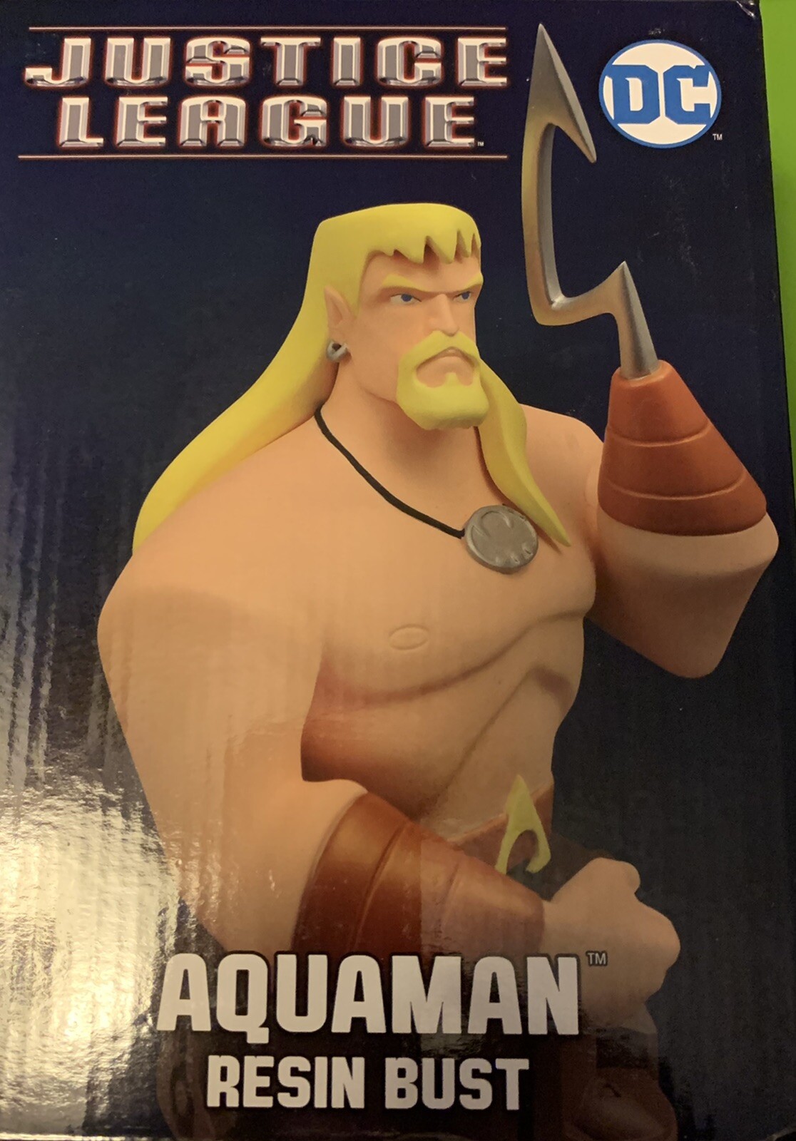 DIAMOND SELECT JLA ANIMATED SERIES AQUAMAN RESIN BUST NEW MIB DIAMOND SELECT JLA ANIMATED SERIES AQUAMAN RESIN BUST NEW MIB