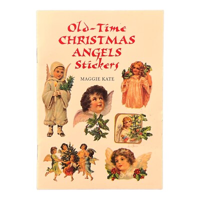 Dover Old-Time Christmas Angels Stickers Maggie Kate + Bonus Brier Rose Sticker