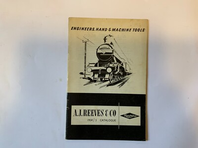 A.J.Reeves & Co 1954/5 Katalog Ingenieure, Handwerkzeuge & Werkzeugmaschinen