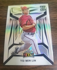 YU-MIN LIN 2023 LEAF METAL BASEBALL CARD B-101 DIAMONDBACKS (ROOKIE REFRACTOR)SP