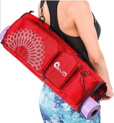 yoga mat bag with pockets