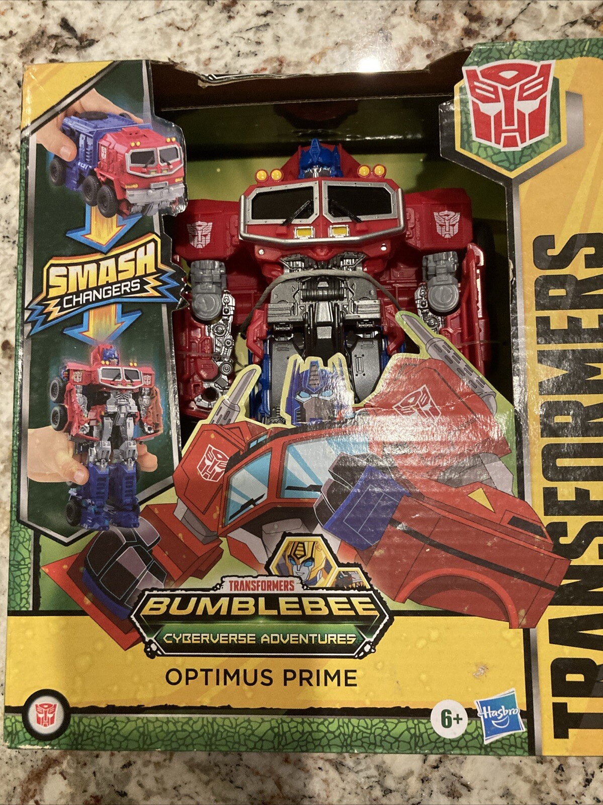 Optimus Prime Smash Changers Cyberverse Adventure Toy  