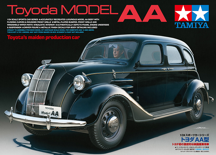 Tamiya 24339 1/24 Scale Model Sport Car Kit Toyota AA Type Sedan