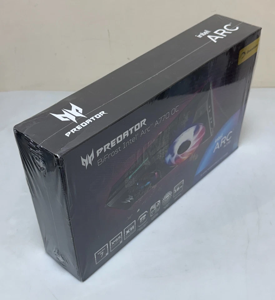INTEL ARC A770 OC GPU ACER PREDATOR BIFROST GRAPHICS CARD 16GB GDDR6 PCIE NEW - Image 2 of 4