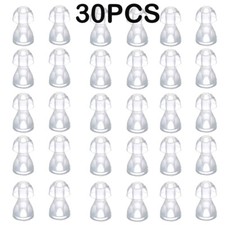 30x Hearing Aid Ear Tips Domes Silicone Earplug Replacement Ear Plug Tips Small