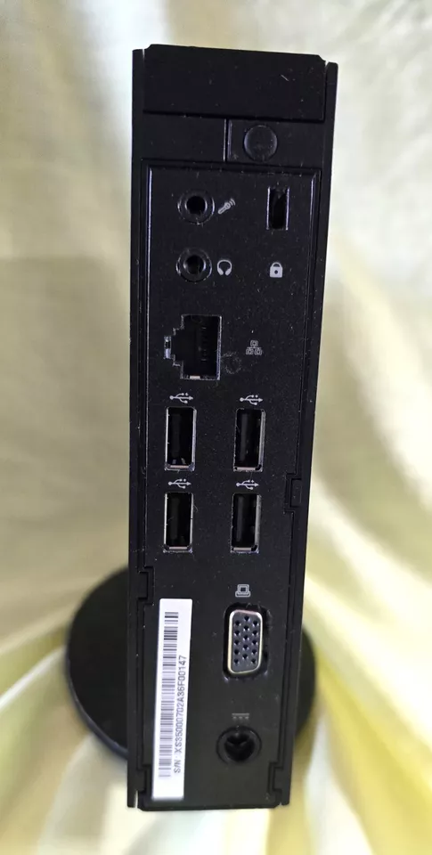 Shuttle XPC XS35-702 Mini Compact Low Power Desktop Computer Atom D510 - Image 3 of 4