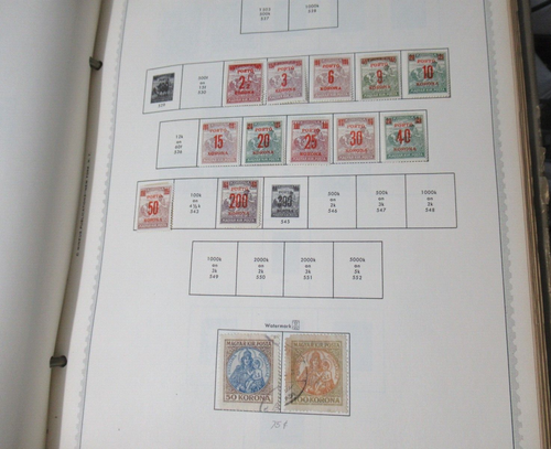 1871-1977 Ungarn GROSSE Briefmarkensammlung im Minkus Album, 1813 Briefmarken - Bild 18 von 24