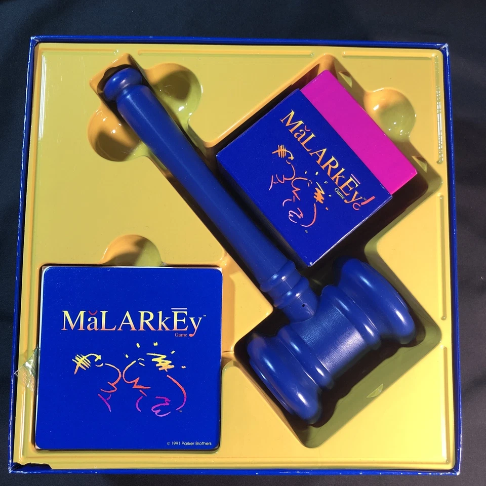Vintage 1991 Malarkey Board Game Family Fun Bluffing Game by Parker Brothers - Image 3 of 4