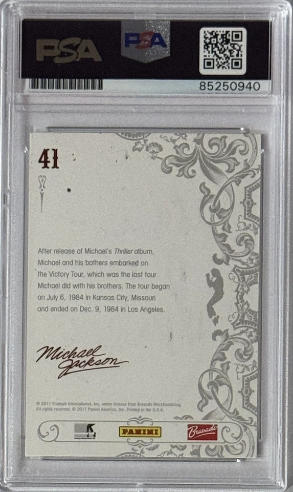 2011 帕尼·迈克尔·杰克逊惊悚片约翰·兰迪斯签名 PSA DNA 正品证书亲笔签名 — 第 3/3 张图片