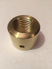 Brass Spindle Thread Protector For Wood or Metal Lathe 1" x 8 TPI NEW