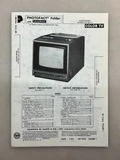 Quasar UP1762UJ Service Manual Sams Photofact Free Shipping