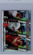 2017 Bowman #TP-BOS Rafael Devers / Aneury Tavarez / Sam Travis Talent Pipeline
