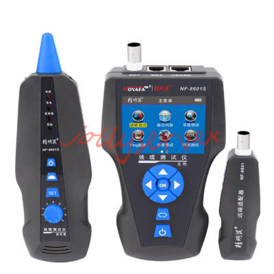 Noyafa NF-8601S LCD Metal Wire Tracker TDR Network Cable Tester NEW